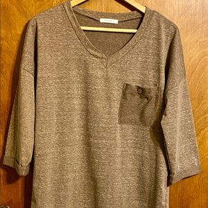 Reborn J Women’s Shirt Tan Size M